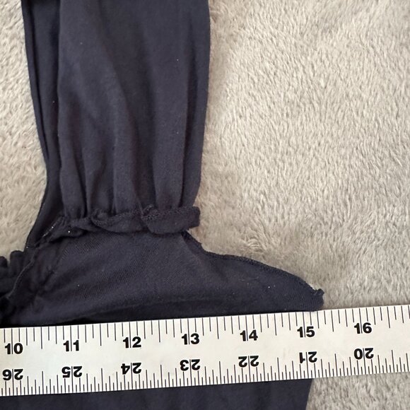 Peruvian Connection Navy Blue Cotton Modal Dress SMALL - Picture 5 of 7